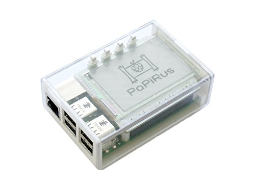 PI SUPPLY7706 PaPiRus HAT Case (Transparent/White) von PI SUPPLY7706