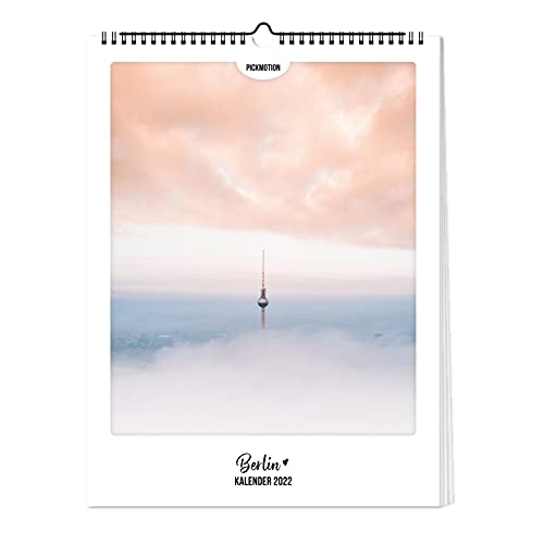 PICKMOTION Berlin Kalender Wandkalender 2022 mit ausgewählten Instagram-Fotografien Kreative Dekoration, Planer, Geschenk, Wanddeko, mit Kalenderwochen und Feiertagen (DE/AT) KM-0107-DE von PICKMOTION