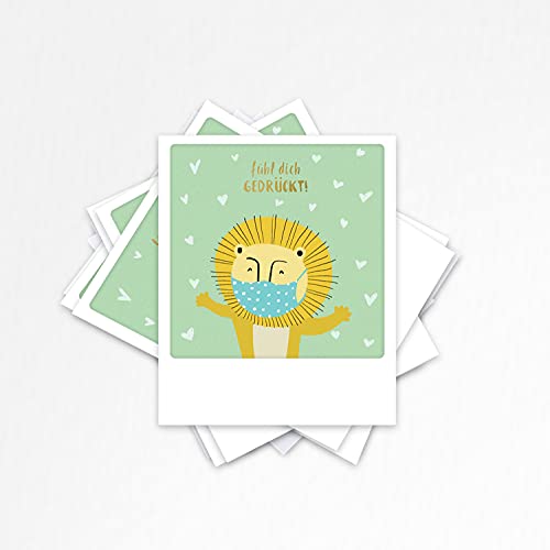 PICKMOTION Fühl dich gedrückt | Postkarten Set | 10 kleine Postkarten mit gleichem Motiv - Bilder von Instagram-Fotografen, designed in Berlin - Grußkarten PICKMOTION Fühl dich gedrückt | Postkarten Set | 10 kleine Postkarten mit gleichem Motiv - Bilder von Instagram-Fotografen, designed in Berlin - Grußkarten von PICKMOTION