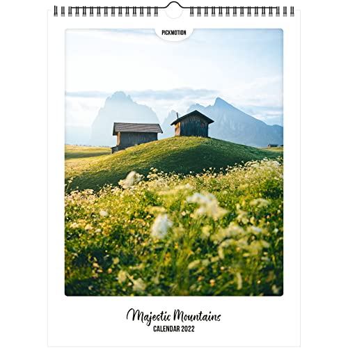 PICKMOTION Majestic Mountains | Kalender 2022 mit ausgewählten Instagram-Motiven | kreative Dekoration, Planer, Gift, Instagram Fotografie, Wanddekoration, Wohnzimmer von PICKMOTION