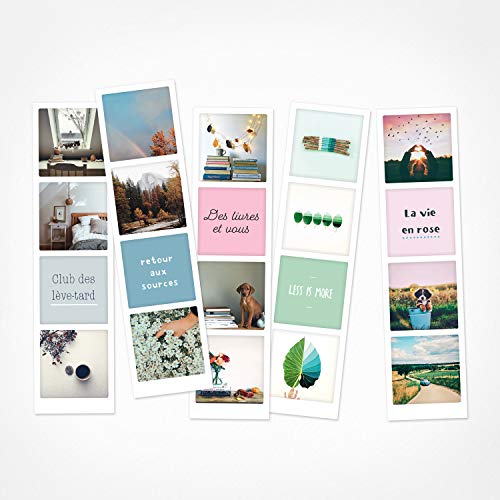 PICKMOTION Picktomatons Set mit 5 Picktomatons – Fotos von Instagrameuren / Instagrameurs Lesezeichen, Sprüche und lustige Motive, entworfen in Berlin BPS-0220-FR von PICKMOTION