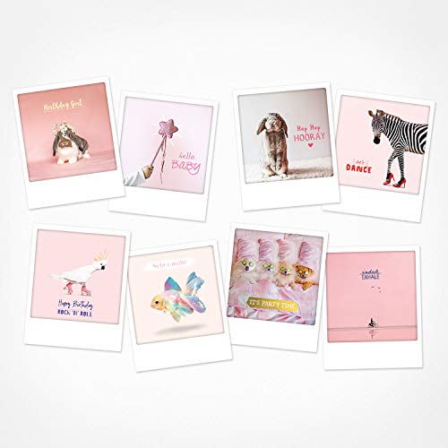 PICKMOTION Pink | Postkarten-Set | 8 Fotokarten - Pictures of Instagram Photographers, designed in Berlin von PICKMOTION