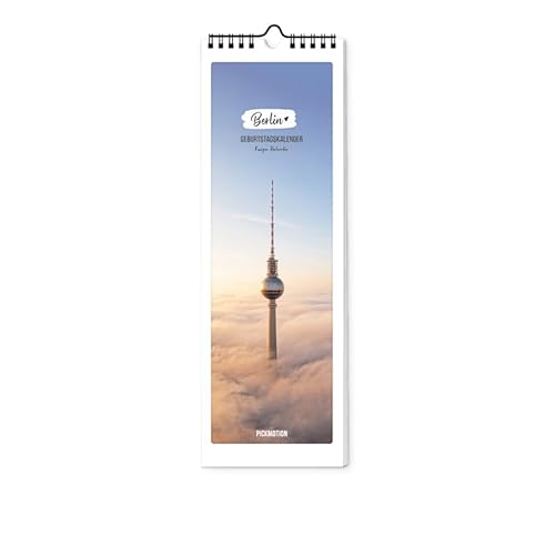 Pickmotion | Geburtstagskalender - Berlin | 12x36 | Deutsch | 1 Spalte für Notizen Pickmotion | Geburtstagskalender - Berlin | 12x36 | Deutsch | 1 Spalte für Notizen von PICKMOTION
