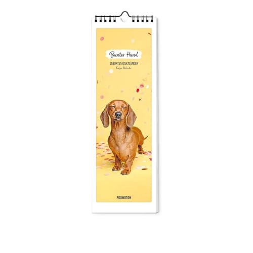 Pickmotion | Geburtstagskalender - Bunter Hund | 12x36 | Deutsch | 1 Spalte für Notizen Pickmotion | Geburtstagskalender - Bunter Hund | 12x36 | Deutsch | 1 Spalte für Notizen von PICKMOTION