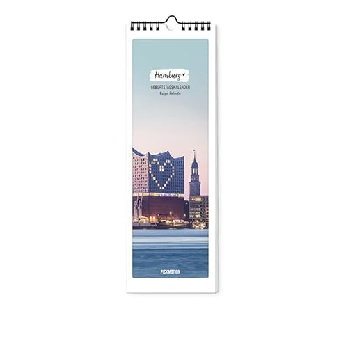 Pickmotion | Geburtstagskalender - Hamburg| 12x36 | Deutsch | 1 Spalte für Notizen | verschiedene Motive Pickmotion | Geburtstagskalender - Hamburg| 12x36 | Deutsch | 1 Spalte für Notizen | verschiedene Motive von PICKMOTION
