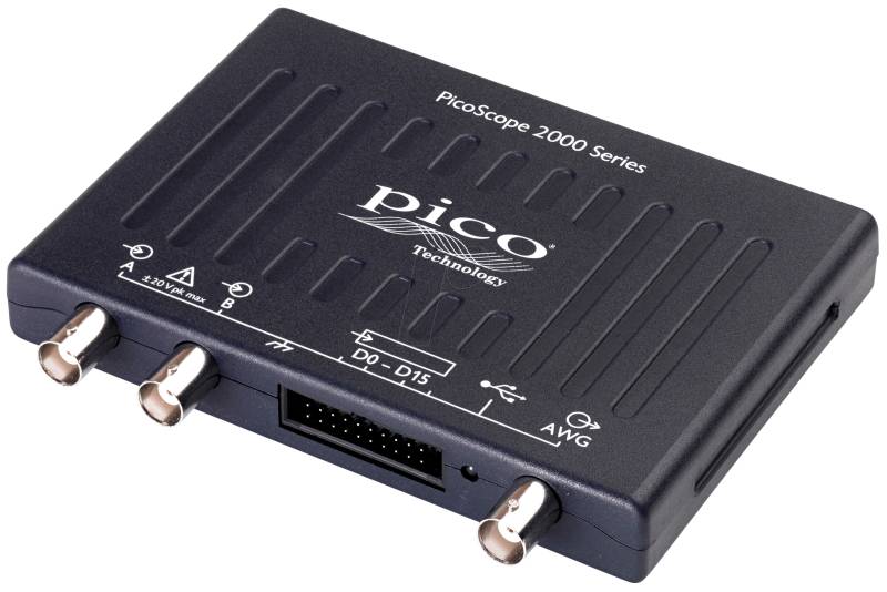 PS 2205A MSO - USB-Oszilloskop, Mixed-Signal, 25 MHz, 2 Kanäle + AWG von PICO