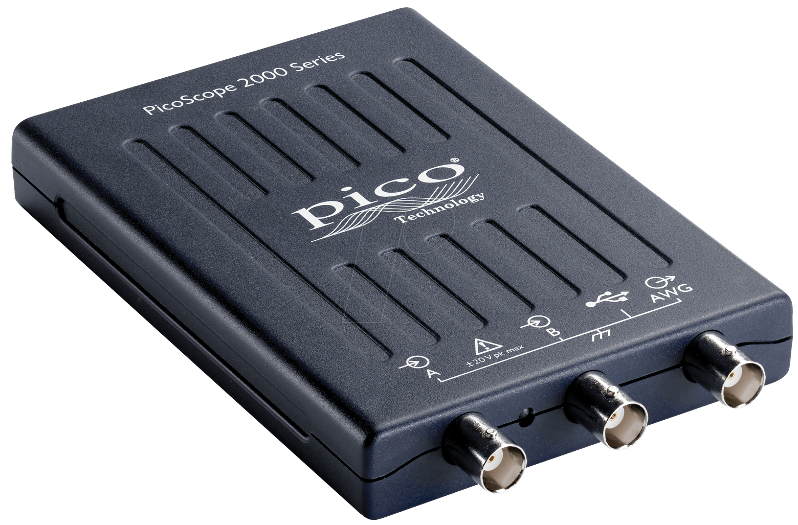 PS 2205A - USB-Oszilloskop, 25 MHz, 2 Kanäle + AWG von PICO