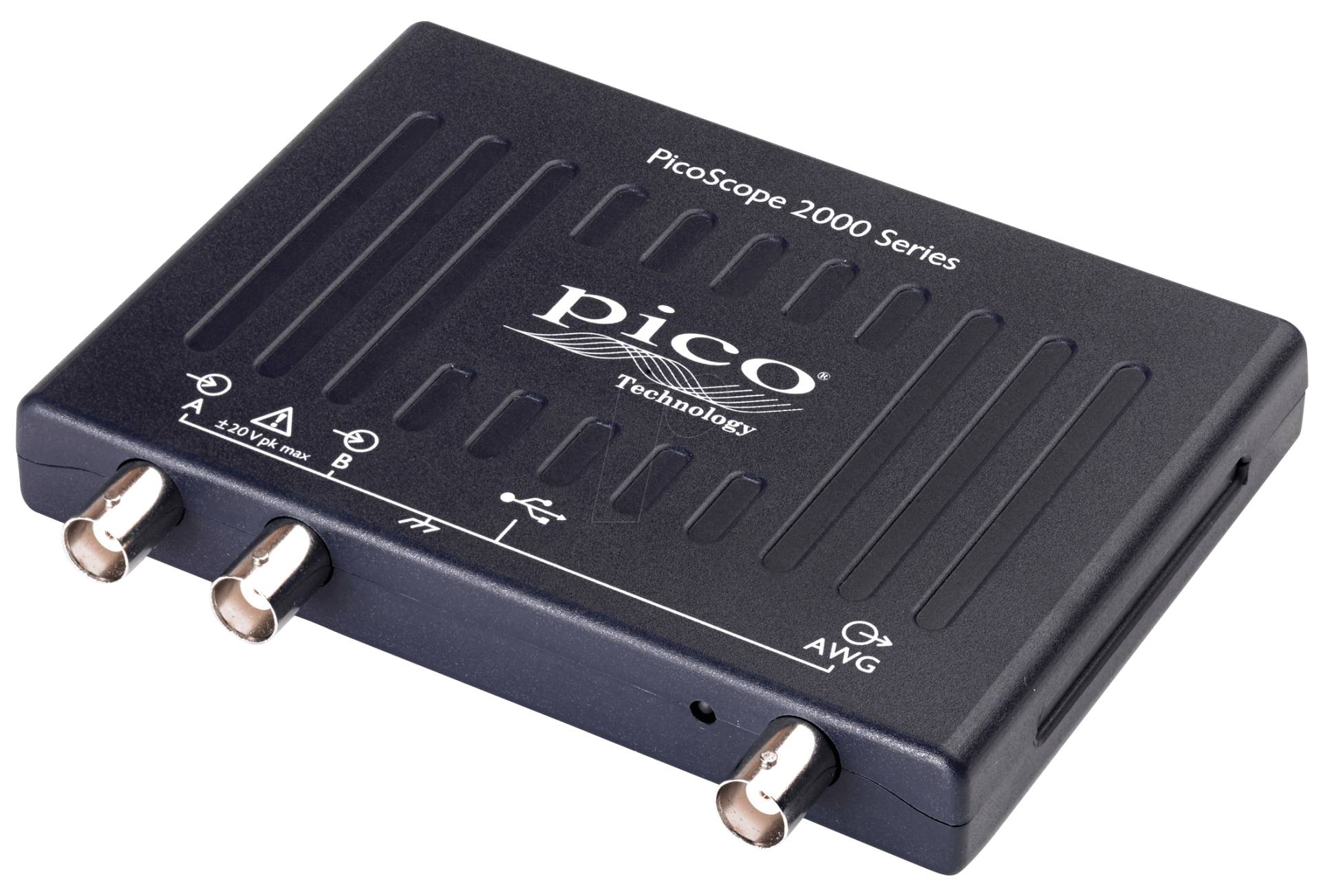 PS 2208B - USB-Oszilloskop, 100 MHz, 2 Kanäle + AWG von PICO