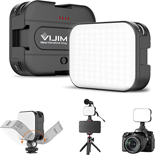 Kamera Licht, VIJIM VL100C LED Videoleuchte mit 2000mAh Akku, Mini Videolicht dimmbare 2500-6500K mit Cold Shoe Mount, CRI95+ für Vlogging, YouTube, TikTok, Live Streaming und Fotografie Portrait von PICTRON