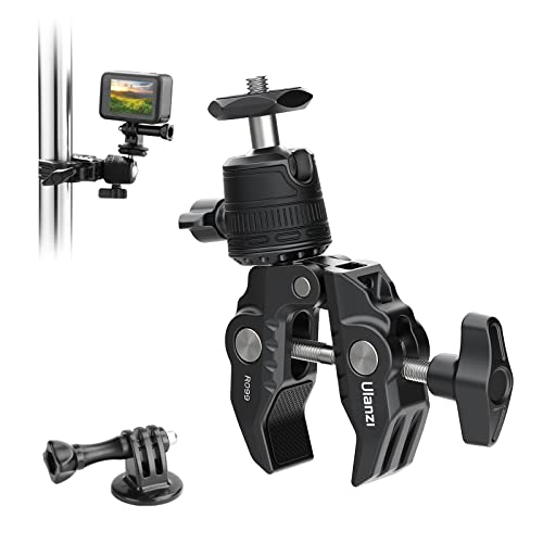 Klemme Stativ, VIJIM R099 Mini Magic Arm mit Super Clamp, Klemme mit 360° Kugelkopfarm und 1/4 Zoll Schraube, Kameraklammer Halterung für DSLR Kamera, Monitor, Action-Kamera von PICTRON