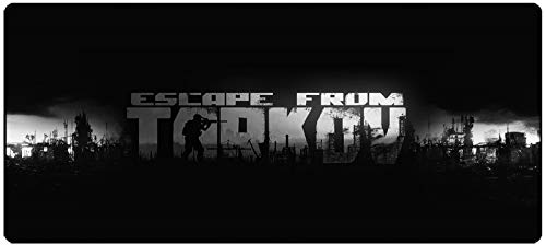 PIGCSG Escape from Tarkov Mauspad Big Gamer Spielmatten Computerspielzubehör XL Große Tastatur Gummi-Pc Schreibtisch-Pad E von PIGCSG