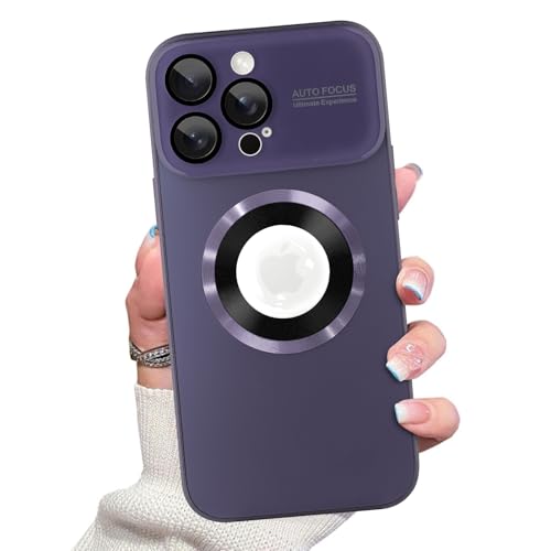PIGLULOO Magnetische Schutzhülle für iPhone 13 Pro, kompatibel mit MagSafe, großes Sichtfenster, militärische Qualität, vollständiger Kameralinsenschutz, stoßfeste TPU-Hülle, Lila PIGLULOO Magnetische Schutzhülle für iPhone 13 Pro, kompatibel mit MagSafe, großes Sichtfenster, militärische Qualität, vollständiger Kameralinsenschutz, stoßfeste TPU-Hülle, Lila von PIGLULOO