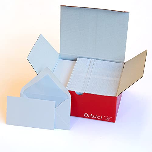 Box Bristoll – Packung mit 200 Briefumschlägen, 74 x 112 cm, aus Papier, handgefertigt, FSC, 80 g, und 200 Kartons, 65 x 108 cm, aus Papier, 200 g. von PIGNA ENVELOPES SPA