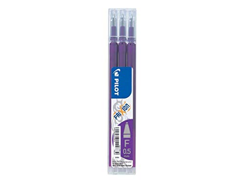 Pilot BLS-FR5 Ersatzminen für friXion Ball Clicker, Blau, 3er-Pack violett von PILOT PEN DEUTSCHLAND GMBH