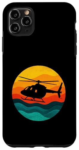 Vintage Retro Helikopter Hubschrauber Aviation Hülle für iPhone 11 Pro Max von PILOT