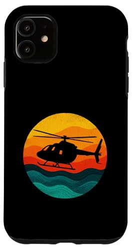 Vintage Retro Helikopter Hubschrauber Aviation Hülle für iPhone 11 Vintage Retro Helikopter Hubschrauber Aviation Hülle für iPhone 11 von PILOT