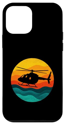 Vintage Retro Helikopter Hubschrauber Aviation Hülle für iPhone 12 mini von PILOT