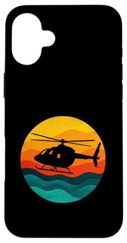 Vintage Retro Helikopter Hubschrauber Aviation Hülle für iPhone 16 Plus von PILOT