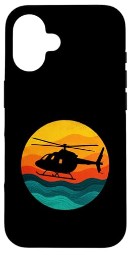 Vintage Retro Helikopter Hubschrauber Aviation Hülle für iPhone 16 Vintage Retro Helikopter Hubschrauber Aviation Hülle für iPhone 16 von PILOT