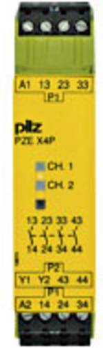 PILZ Kontakterweiterung PZE X4P 24VDC 4n/o Betriebsspannung: 24 V/DC 4 Schließer (B x H x T) 22.5 x von PILZ