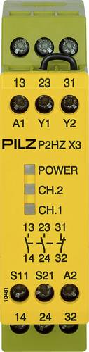 PILZ Sicherheitsschaltgerät P2HZ X3 24VDC 2n/o 1n/c Betriebsspannung: 24 V/DC 2 Schließer, 1 Öffn PILZ Sicherheitsschaltgerät P2HZ X3 24VDC 2n/o 1n/c Betriebsspannung: 24 V/DC 2 Schließer, 1 Öffn von PILZ