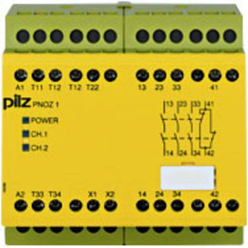 PILZ Sicherheitsschaltgerät PNOZ 1 24VDC 3n/o 1n/c Betriebsspannung: 24 V/DC 3 Schließer, 1 Öffne von PILZ