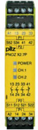 PILZ Sicherheitsschaltgerät PNOZ X2.7P 24VACDC 3n/o 1n/c 3 Schließer, 1 Öffner (B x H x T) 22.5 x von PILZ