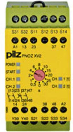 PILZ Sicherheitsschaltgerät PNOZ XV2 30/24VDC 2n/o 2n/o t Betriebsspannung: 24 V/DC 2 Schließer (B von PILZ