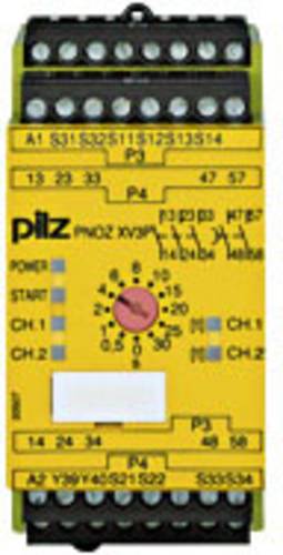 PILZ Sicherheitsschaltgerät PNOZ XV3P 30/24 VDC 3n/o 2n/o t Betriebsspannung: 24 V/DC 3 Schließer von PILZ