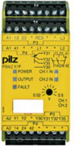 PILZ Sicherheitsschaltgerät PSWZ X1P 0,5V /24-240VACDC 2n/o 1n/c 2so 2 Schließer, 1 Öffner (B x H PILZ Sicherheitsschaltgerät PSWZ X1P 0,5V /24-240VACDC 2n/o 1n/c 2so 2 Schließer, 1 Öffner (B x H von PILZ