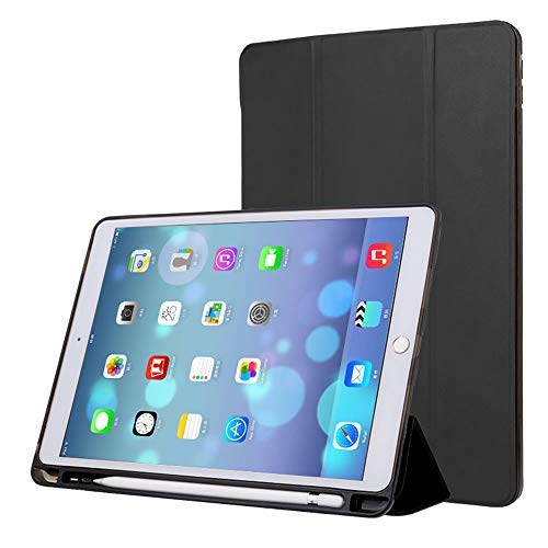 PINHEN Tasche für iPad Mini 5 mit Pencil Halter - 7,9 Zoll Schutzhülle Cover Sleeve Hülle Kompatibel mit iPad Mini 5, iPad Mini 4/3/2/1, Galaxy Tab S2 8.0, Tab A 8.0 (Black 1) von PINHEN