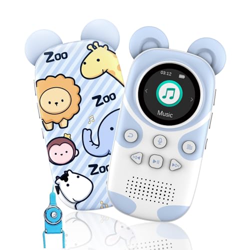 PINHUI Kinder MP3 Player Bluetooth 5.3 mit 32GB, Lautsprecher, One-Click-Recording, Aufhängeschnur,Tragbarer, niedlicher Cartoon-Panda für Kinder, verlustfreiem HiFi-Sound, UKW-Radio von PINHUI