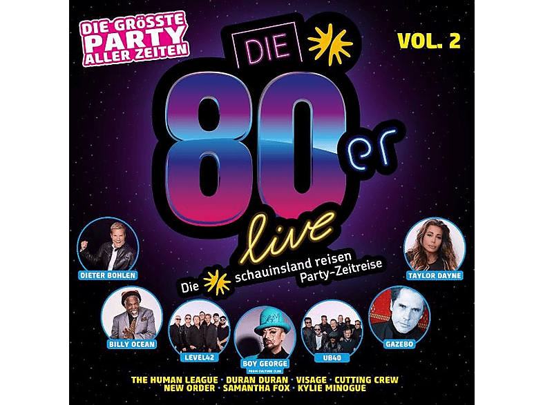 VARIOUS - Die 80er Live Vol.2 Grösste Party Aller Zeiten (CD) von PINK REVOL