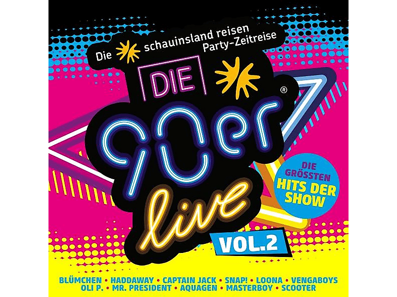 VARIOUS - Die 90er Live Vol. 2 Größte Party (CD) von PINK REVOL