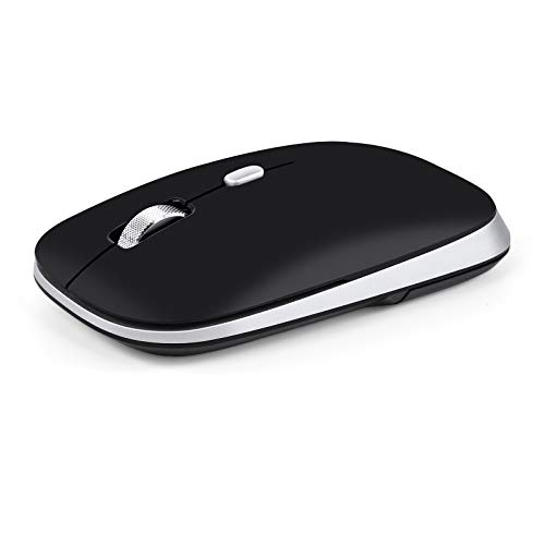 PINKCAT Bluetooth Maus kabellos Bluetooth 4.0 Funkmaus, 800/1200/1600 DPI Sensor, Ergonomische Leiser Laptop Maus für Laptop, PC, Mac, Android, Tablet, Schwarz von PINKCAT
