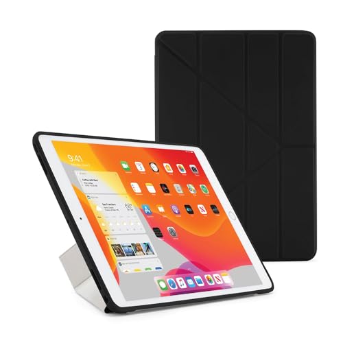 Pipetto iPad 7th Generation Hülle 2019 10.2 Zoll TPU | Origami 5-in-1 Smart Cover | Schwarz von PIPETTO