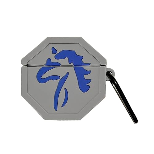PIQIUZC Niedliche Cartoon-Tier-Kopfhörer-Hülle für AirPods 4, Cartoon-Design, cooler Talisman, Jackie Chan, Abenteuer, lustige Schutzhülle (Pferd) von PIQIUZC