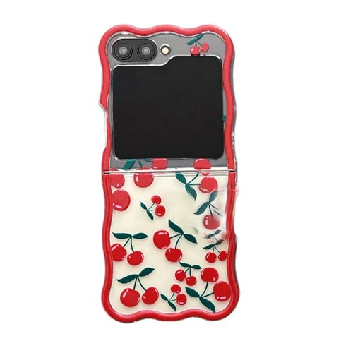 PIQIUZC Schutzhülle für Samsung Galaxy Z Flip 6, für Damen und Mädchen, Galaxy Z Flip 5, exquisite Handyhülle (Z Flip 6, keine Kette) von PIQIUZC