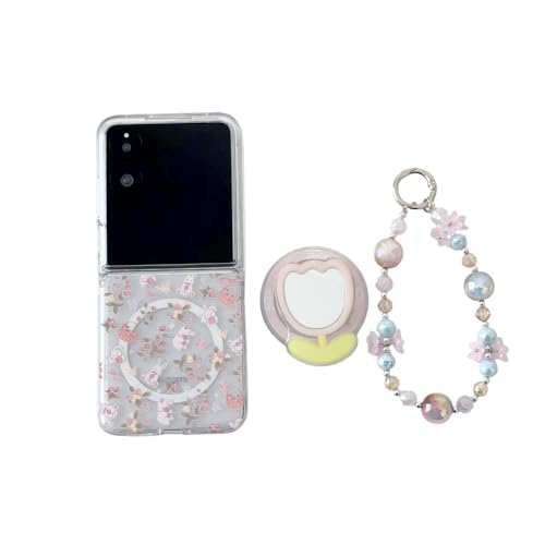 PIQIUZC Schutzhülle für Xiaomi Mix Flip mit niedlichem Cartoon-Kaninchen-Motiv, TPU, kratzfest, stoßfest, mit Halterung PIQIUZC Schutzhülle für Xiaomi Mix Flip mit niedlichem Cartoon-Kaninchen-Motiv, TPU, kratzfest, stoßfest, mit Halterung von PIQIUZC