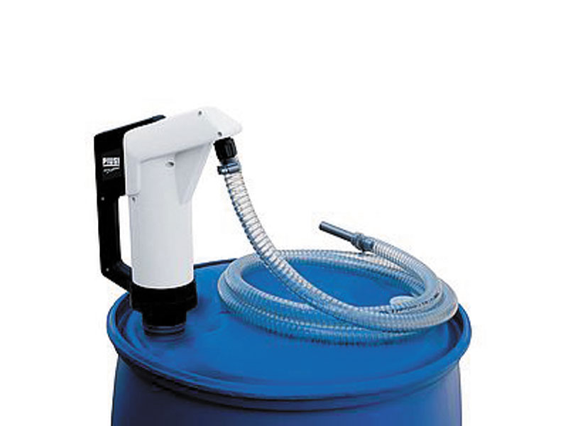 PIUSI AdBlue® Handpumpe für 200l Fass, mit 3 m Schlauch und Adapter, mit 3 m Schlauch und Adapter von PIUSI