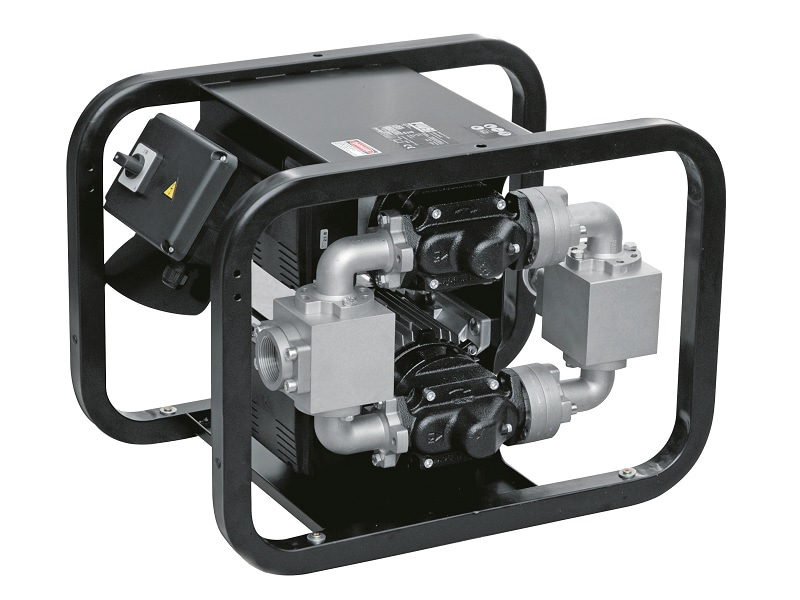 PIUSI ST200 AC Dieselpumpe im Metallgestell PIUSI ST200 AC Dieselpumpe im Metallgestell von PIUSI