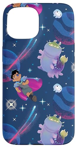 Disney and Pixar’s Elio Glordon & OOOOO Outer Space Pattern Hülle für iPhone 15 von PIXAR