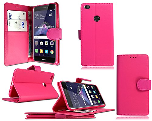 Huawei P Smart FIG-LX1 / Enjoy 7s / Honor 9 Lite, Leder, Pink von PIXFAB