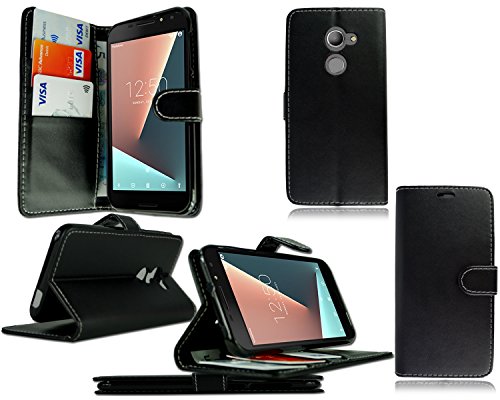 PIXFAB Schutzhülle für Vodafone Smart N8 VFD 610, Leder, Schwarz von PIXFAB