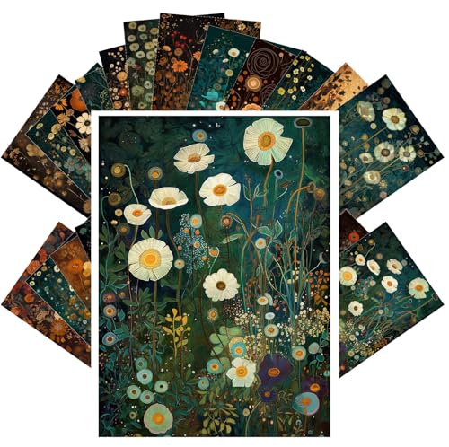 PIXILUV Enchanted Meadow: A Lush Postcard Collection of Wildflowers and Night Blossoms - A Journey Through Nature's Whimsical Garden von PIXILUV