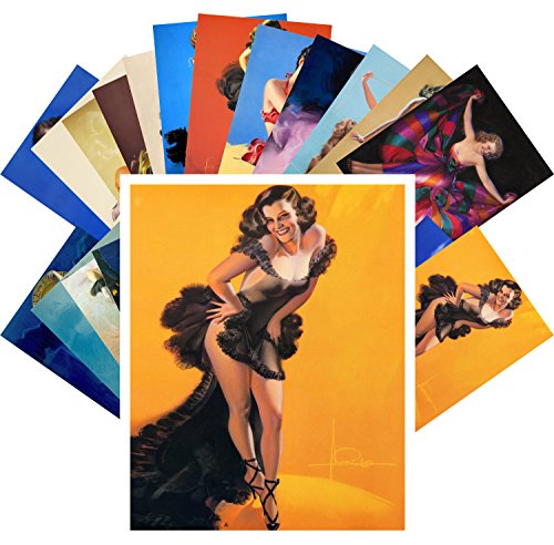 Pinup 24 Postkarten Vintage Sexy Girls Night Dance Armstrong Magazine von PIXILUV