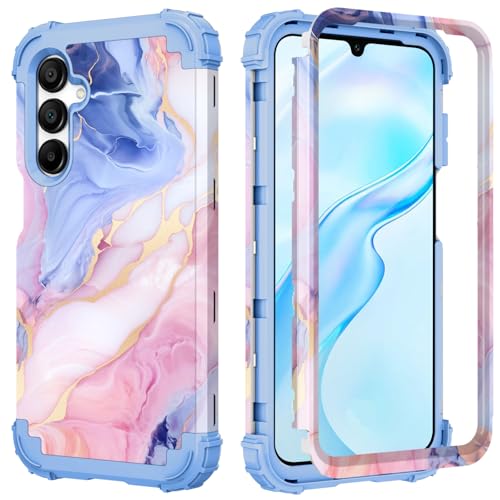 PIXIU Einzigartiges Muster, kompatibel mit Samsung Galaxy A16 5G, strapazierfähig, doppellagig, stoßfest, Ganzkörper-Schutzhülle, robust, Hybrid-Schutzhülle für Damen, Mädchen, Kinder, Marmor PIXIU Einzigartiges Muster, kompatibel mit Samsung Galaxy A16 5G, strapazierfähig, doppellagig, stoßfest, Ganzkörper-Schutzhülle, robust, Hybrid-Schutzhülle für Damen, Mädchen, Kinder, Marmor von PIXIU
