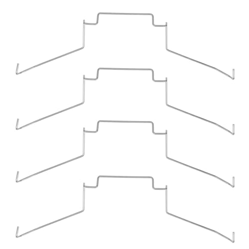 PIYANYO 4 Stück Computer-/Mainboard-Lüfterriegel, CPU-Kühlerhaken, feste Unterstützung, elastische Stahl-Lüfterverriegelung, 12 cm Hakentyp von PIYANYO