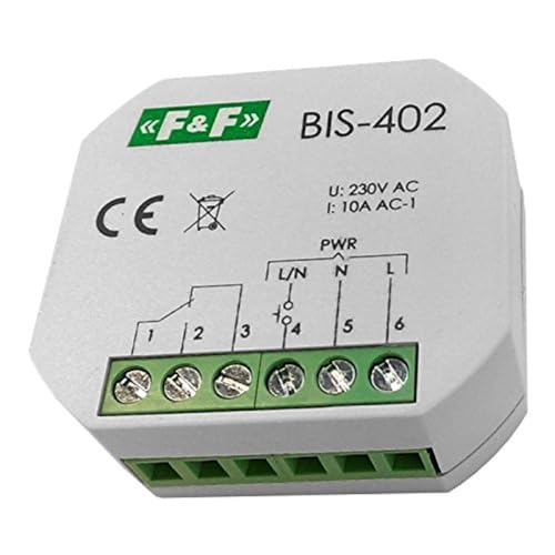 PK Stromstoßschalter, elektronisch, UP, 230V/10A PK Stromstoßschalter, elektronisch, UP, 230V/10A von F&F