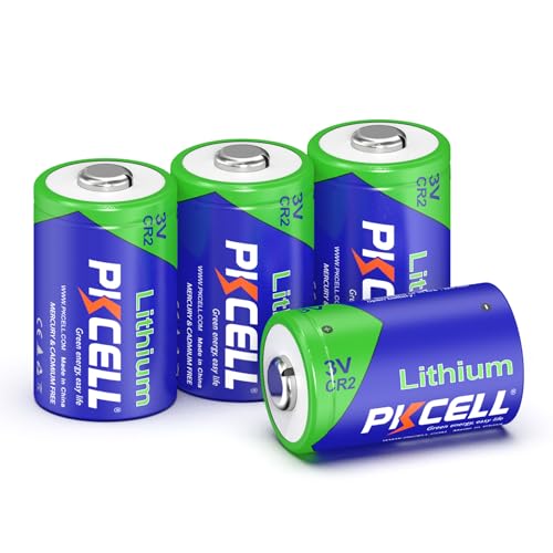 PKCELL CR2 Batterie 3V 850mAh Lithium Batterien Fotobatterien für Taschenlampe,4 Stück PKCELL CR2 Batterie 3V 850mAh Lithium Batterien Fotobatterien für Taschenlampe,4 Stück von PKCELL
